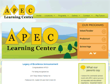 Tablet Screenshot of apecprep.com